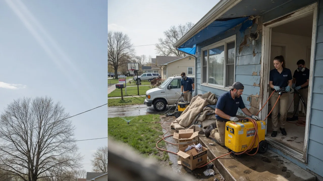 Basement Flood Cleanup in Woodward, PA near me